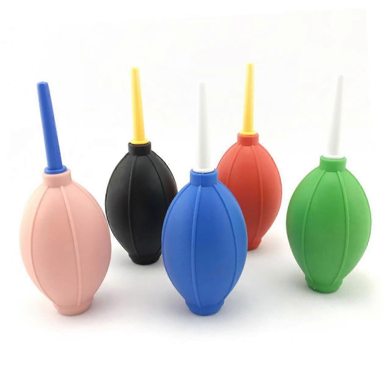 5pcs Gentle Air Blower for Dust Removal - No Electricity Needed for Camera, Computer Lens, Keyboard, Cellphone Cleaning - Random Color
