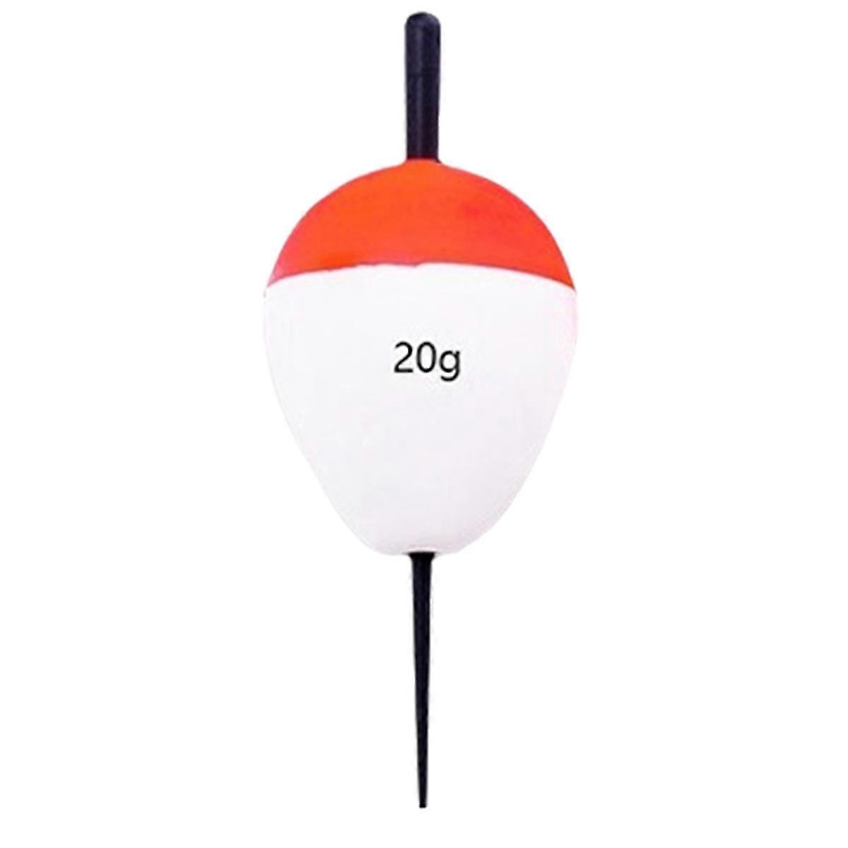 Long-Distance Fish Float Kit: Red & White Float, Foam Float with 20g Large Buoyancy Foam for Fishing