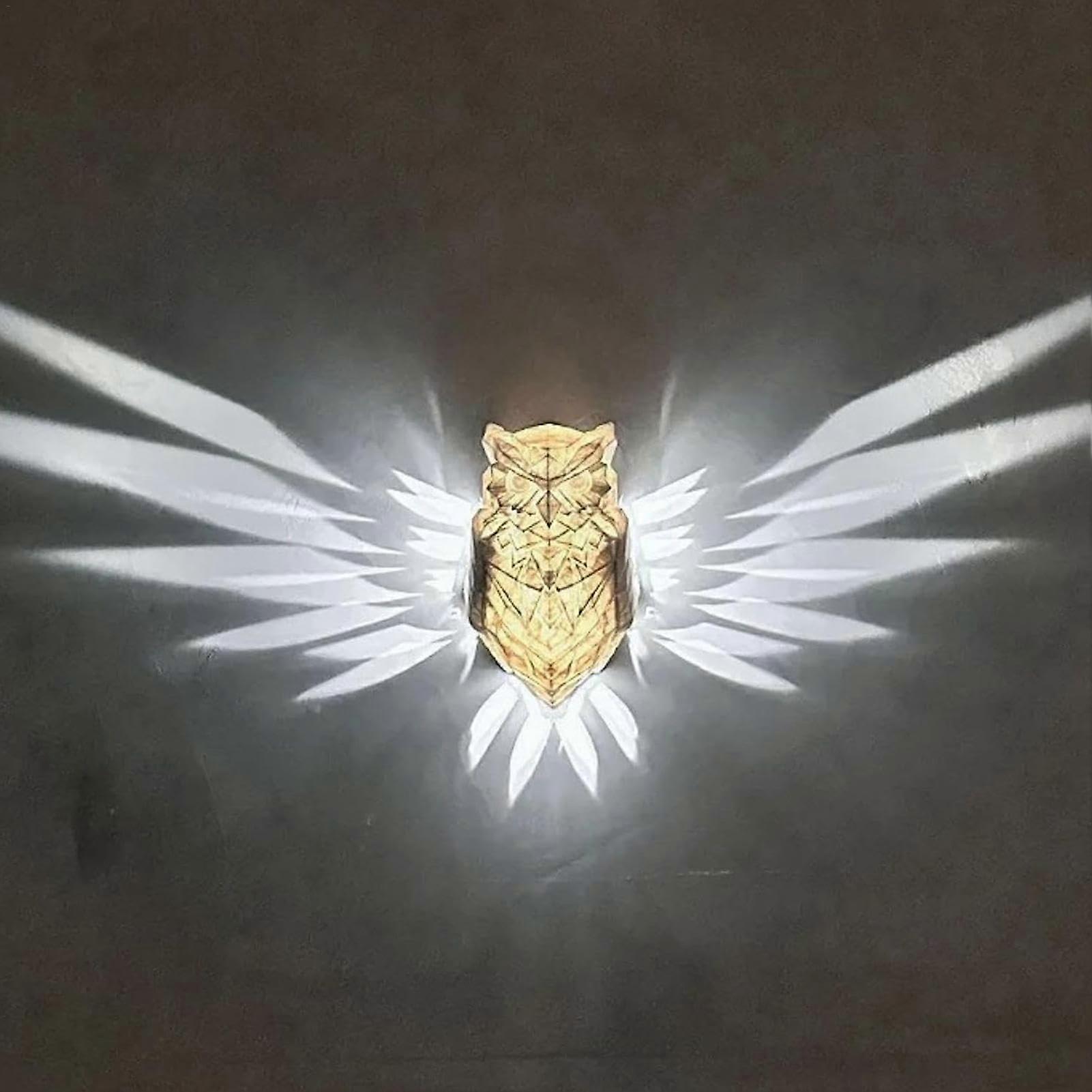 Animals LED Wall Light: Eagle Statue Sconces, Owl Print Decoration, For Home & Restaurant