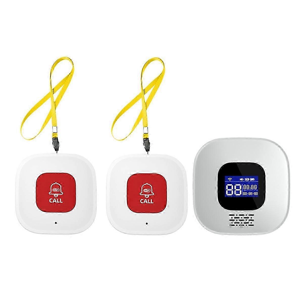 Tuya Smart WiFi Elderly Caregiver Pager SOS Call Button Emergency SOS Alert System for Seniors Patie