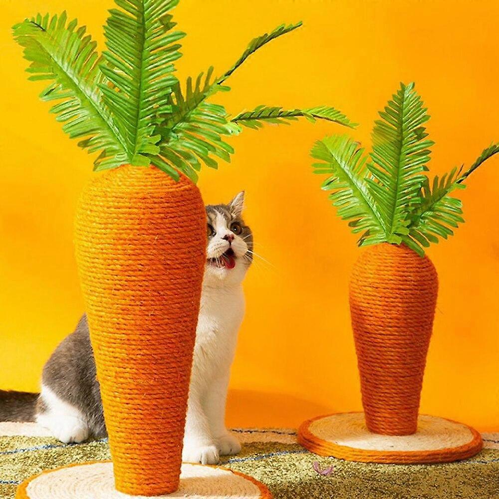 New Carrot Cat Scratching Board Toy Hemp Rope Cat Scratching Post Cat Supplies
