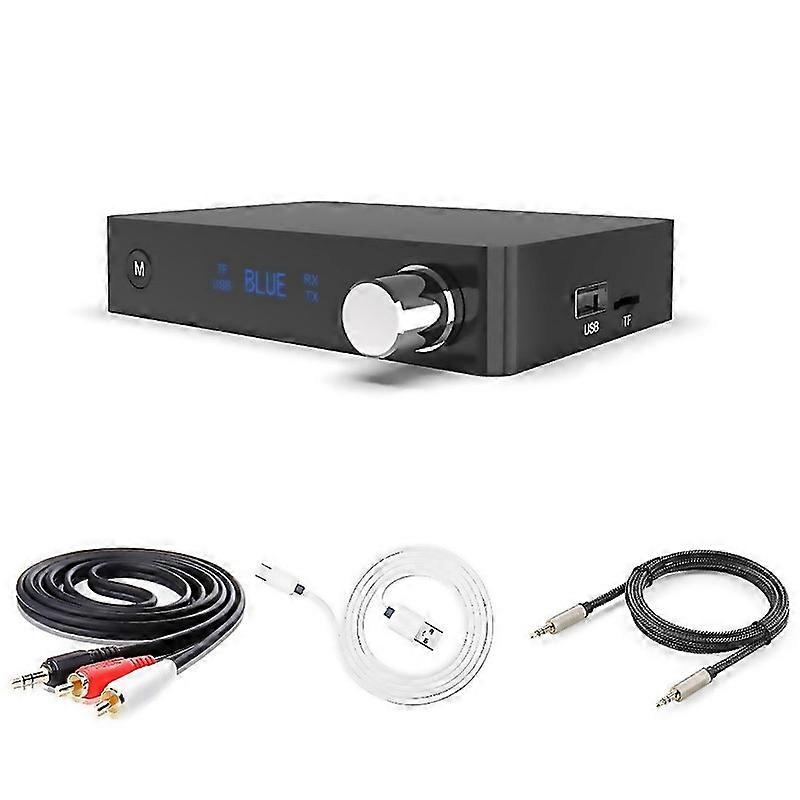 For Digital Display Bluetooth 50 Adapterbluetooth Mitter And Receiver35mm Aux Output U Disk