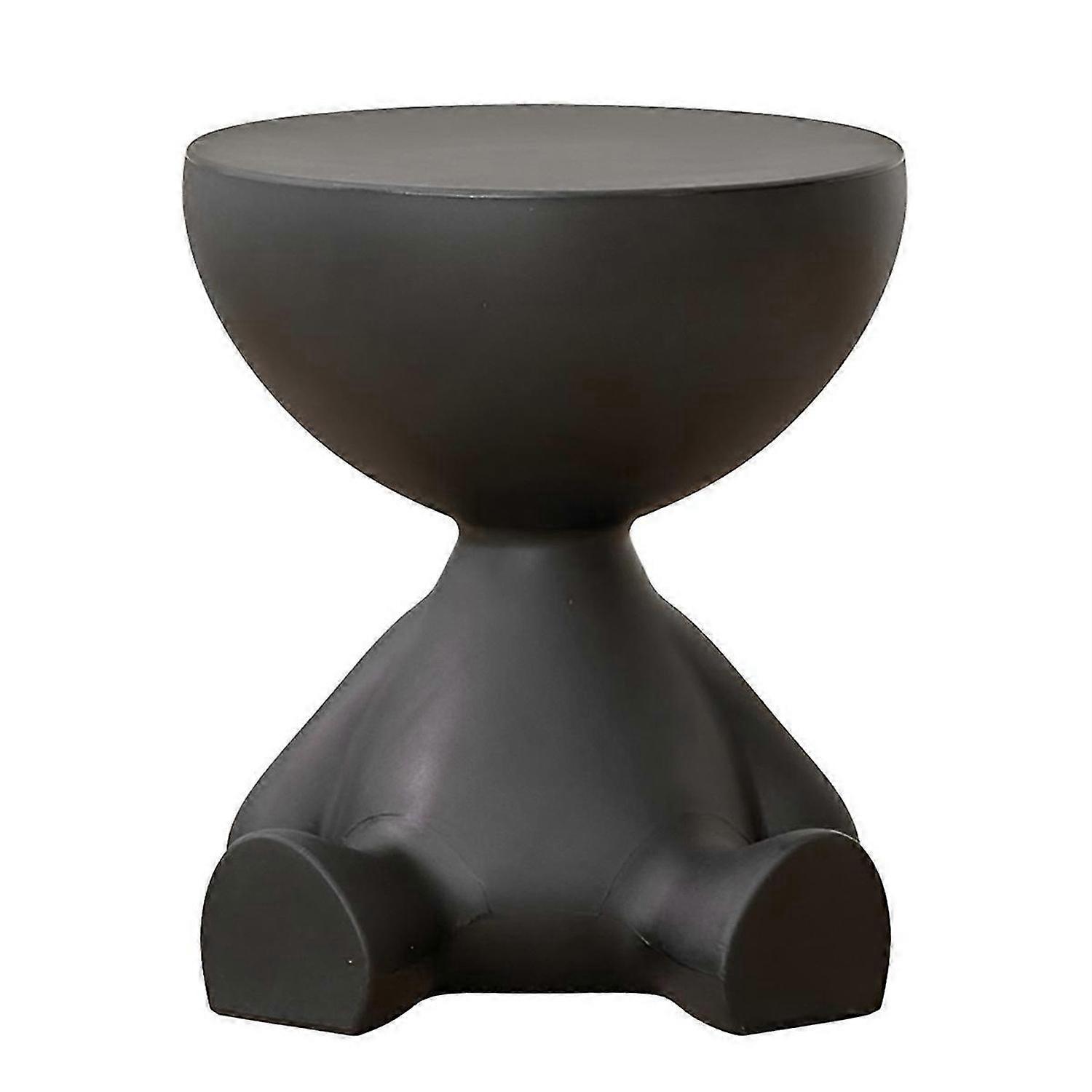 Bedside Table Home Sofa Side Table Storage Rack Movable Mini Table Coffee Table Black