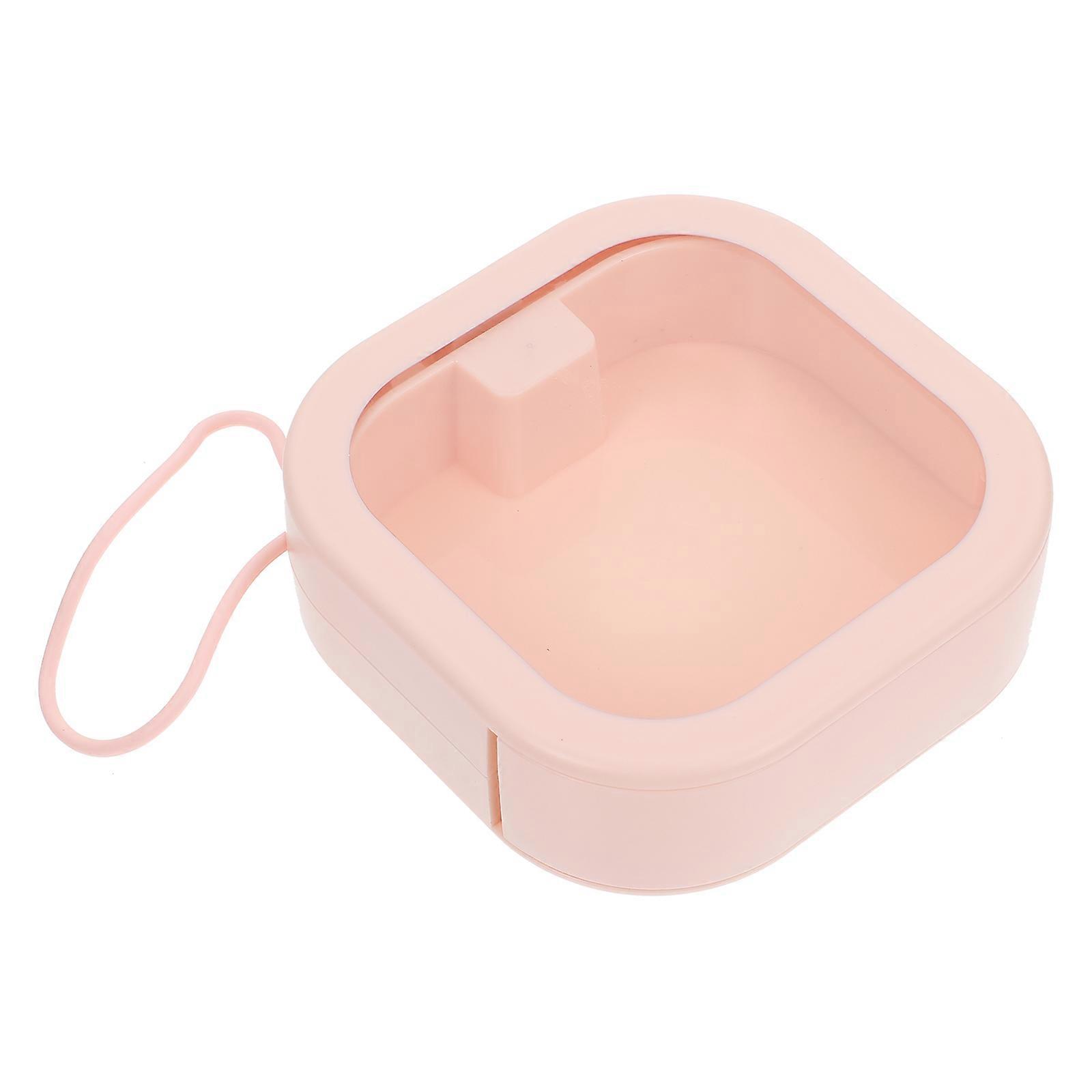 Teeth Braces Storage Holder for 1Pcs Portable in Red