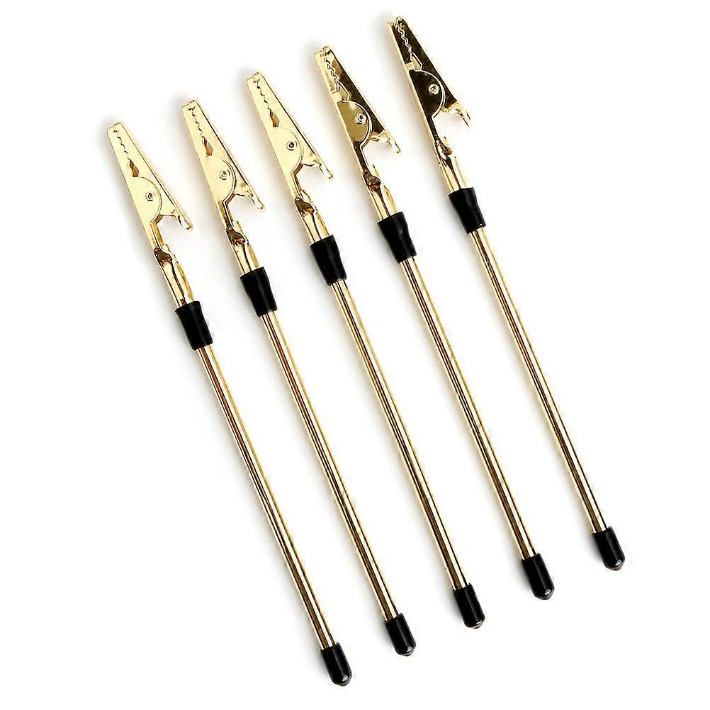 Message Folder Metal Note Holder for 10Pcs Golden Note Clips