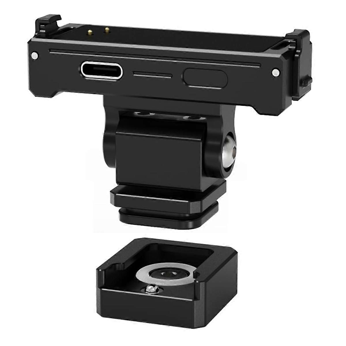 Suitable for GO3S/3 Magnetic Quick-Release Cold Shoe to 1/4 Base Multi-Angle Adjustment Fixed Brack