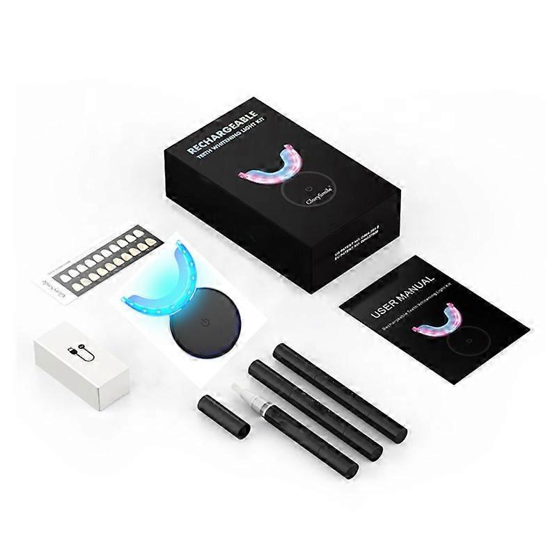 Teeth Whitening Kit Professional Bleaching Teethbrush Set to Whiten Teeth & Remove Tooth Stains
