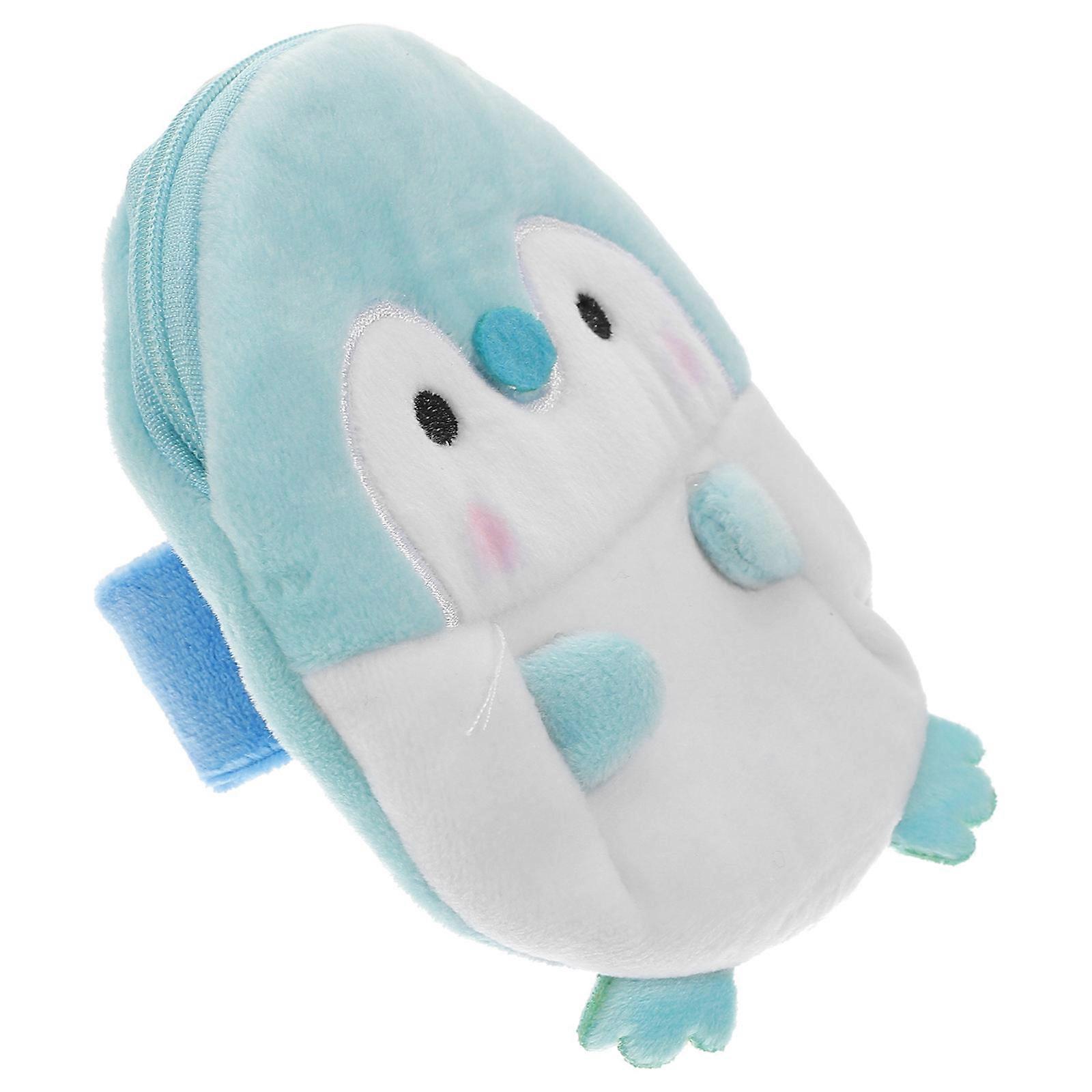 Three-Color Penguin Toy Cartoon Plush Slap Bracelet for Kids Party Favor