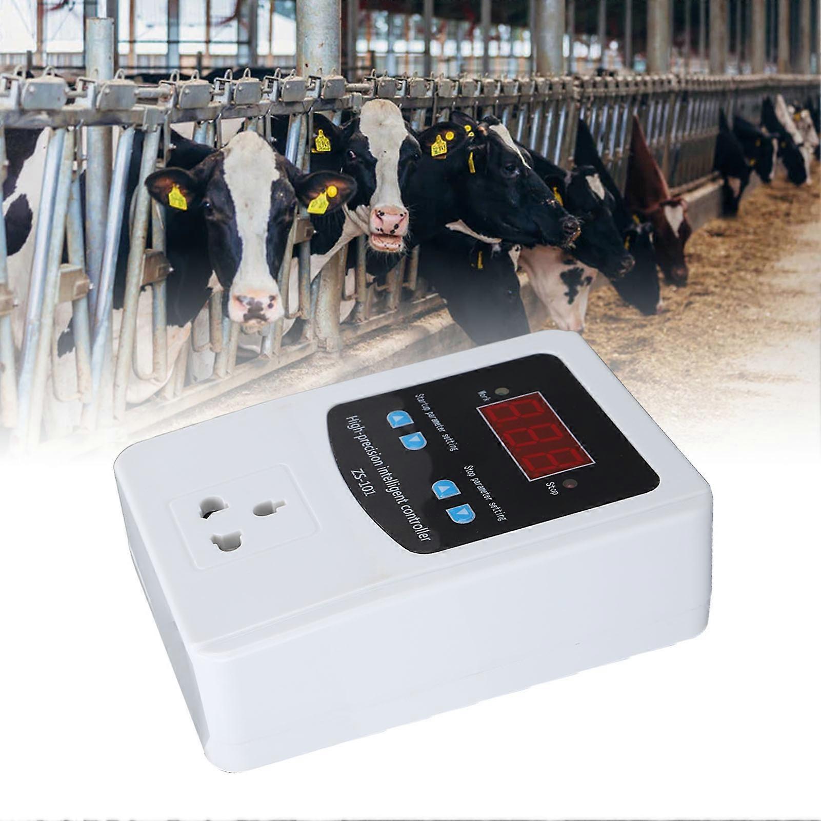 Digital Temperature Controller 1500W 10A LCD Screen 14x9.8cm UK Plug