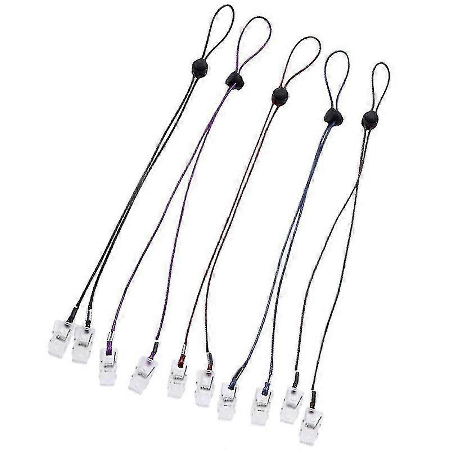 1 Set 10 Pcs Adjustable Napkin Clips Practical Bib Holders (assorted Color)