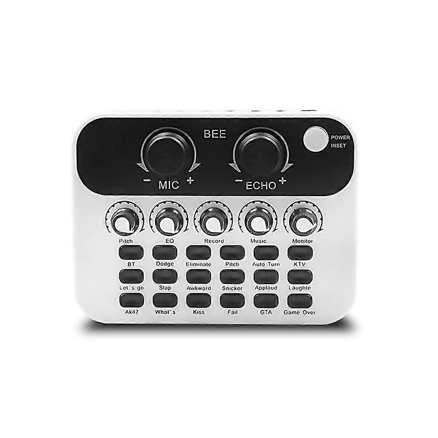 For Live Sound Card V8 For Pc Computer Phone Broadcast Recording Effects