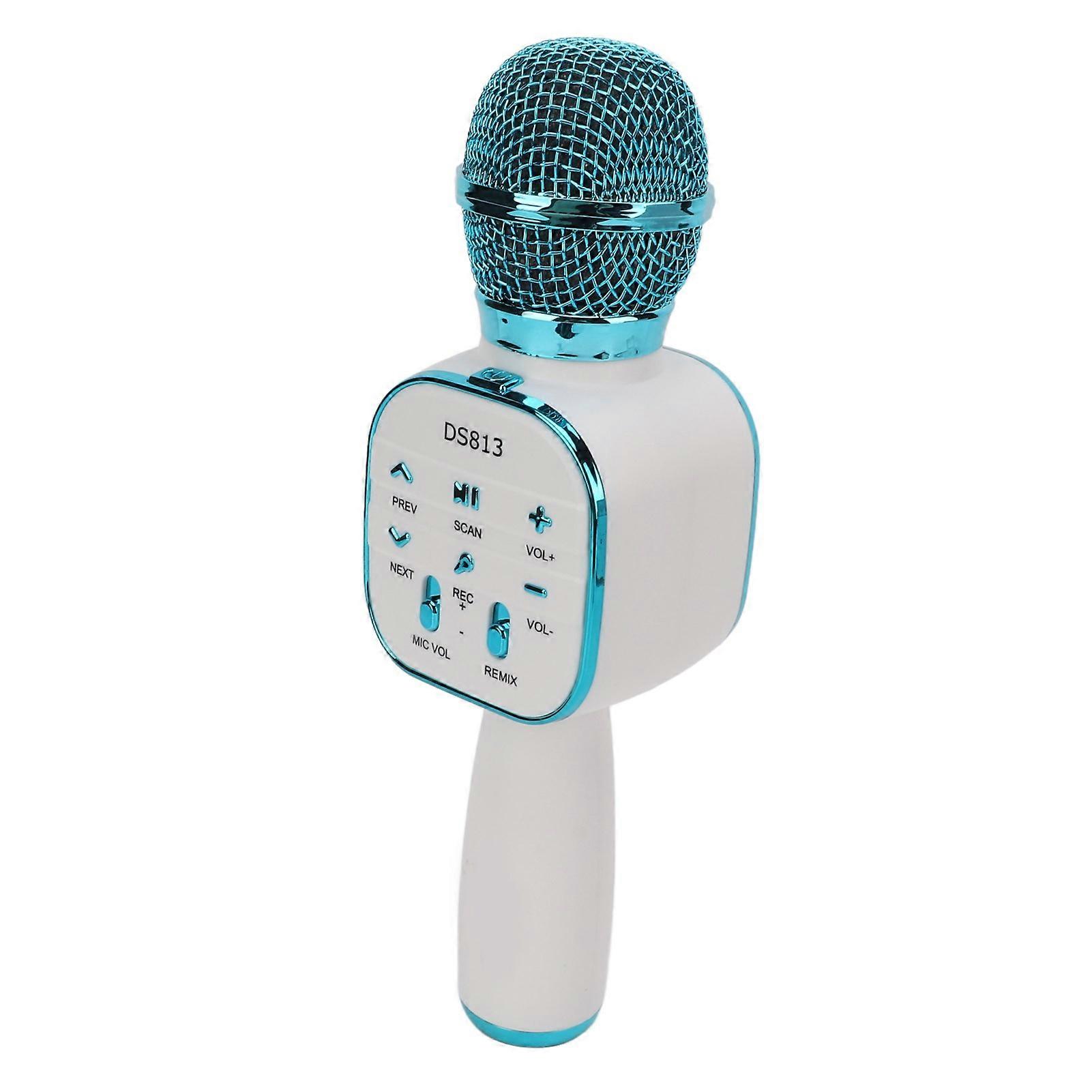 DS813 Wireless Bluetooth Microphone 5W Blue 2000mAh Battery