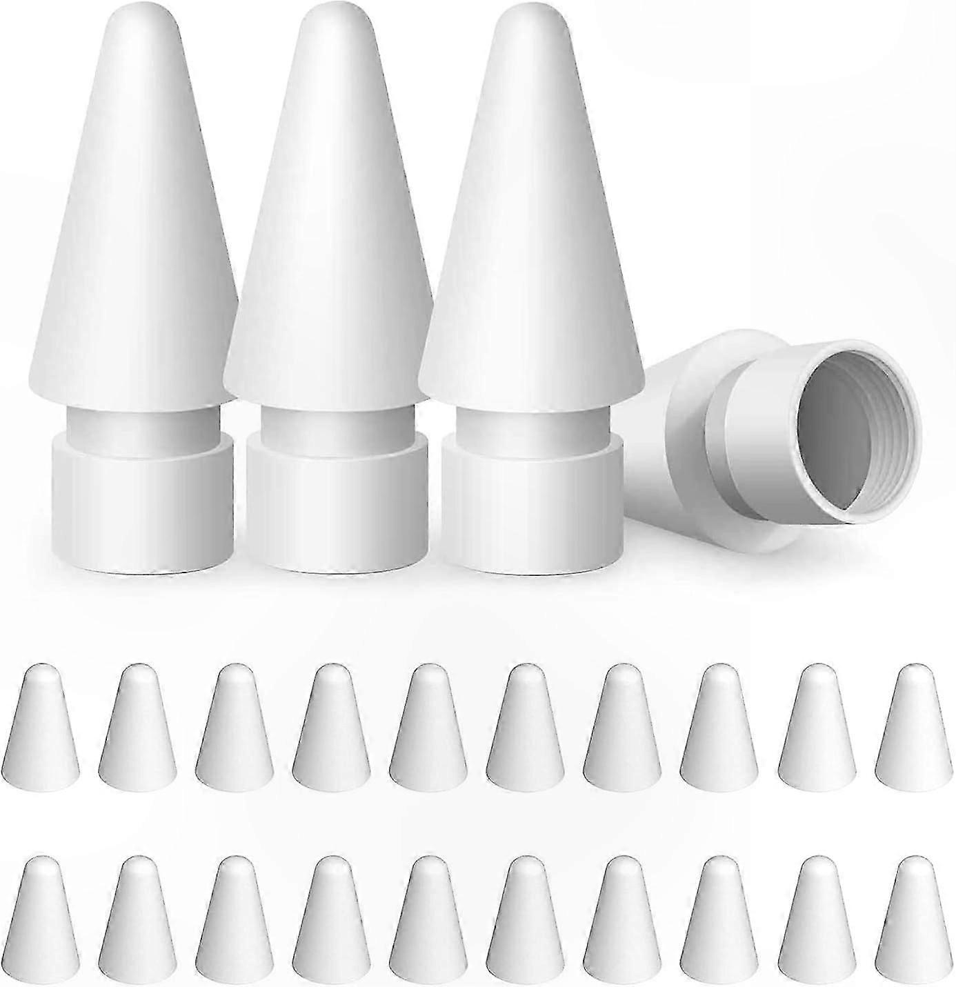 4 Pieces Replacement Nibs Compatible with Pencil 1st and 2nd Generation, Durable Tips for Stylus Accessories