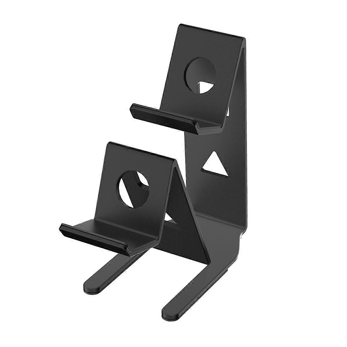  Universal Handle Desktop Storage Bracket Aluminum 2-Tier Stand A