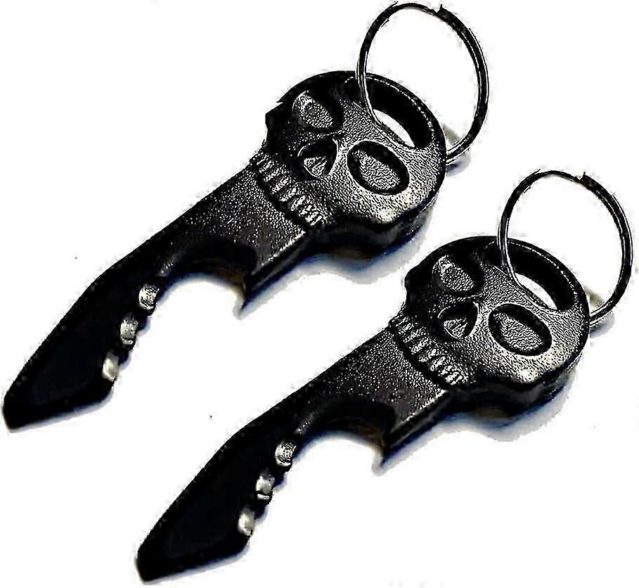2Pack Black Skeleton Bottle Openers, Creative Beer Bottle Opener Pendant