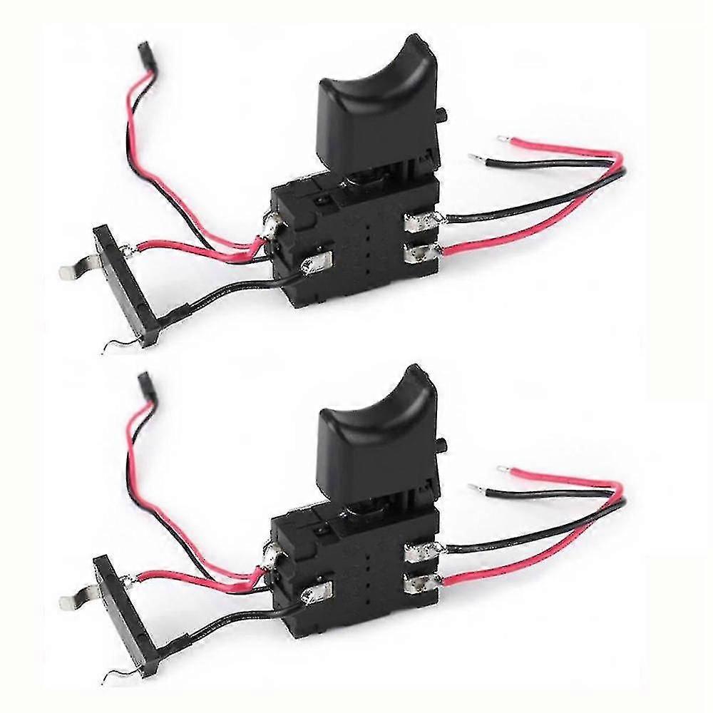 2pcs Electric Drill Control Switch Dc 7.2 V-24 V 16a Cordless Drill Trigger Switch Speed Control Button For Tools