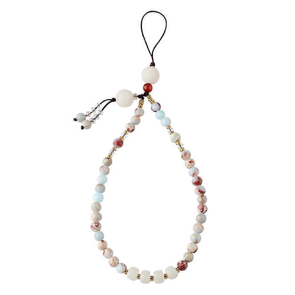 Cell Phone Anti-Lost Beaded Phone Charm Wrist Strap for Hanging Things