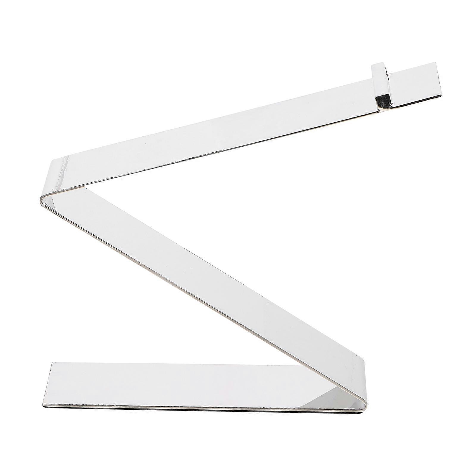 Shoes Storage Holder Stainless Shoe Rack for Storage 2Pcs Silver