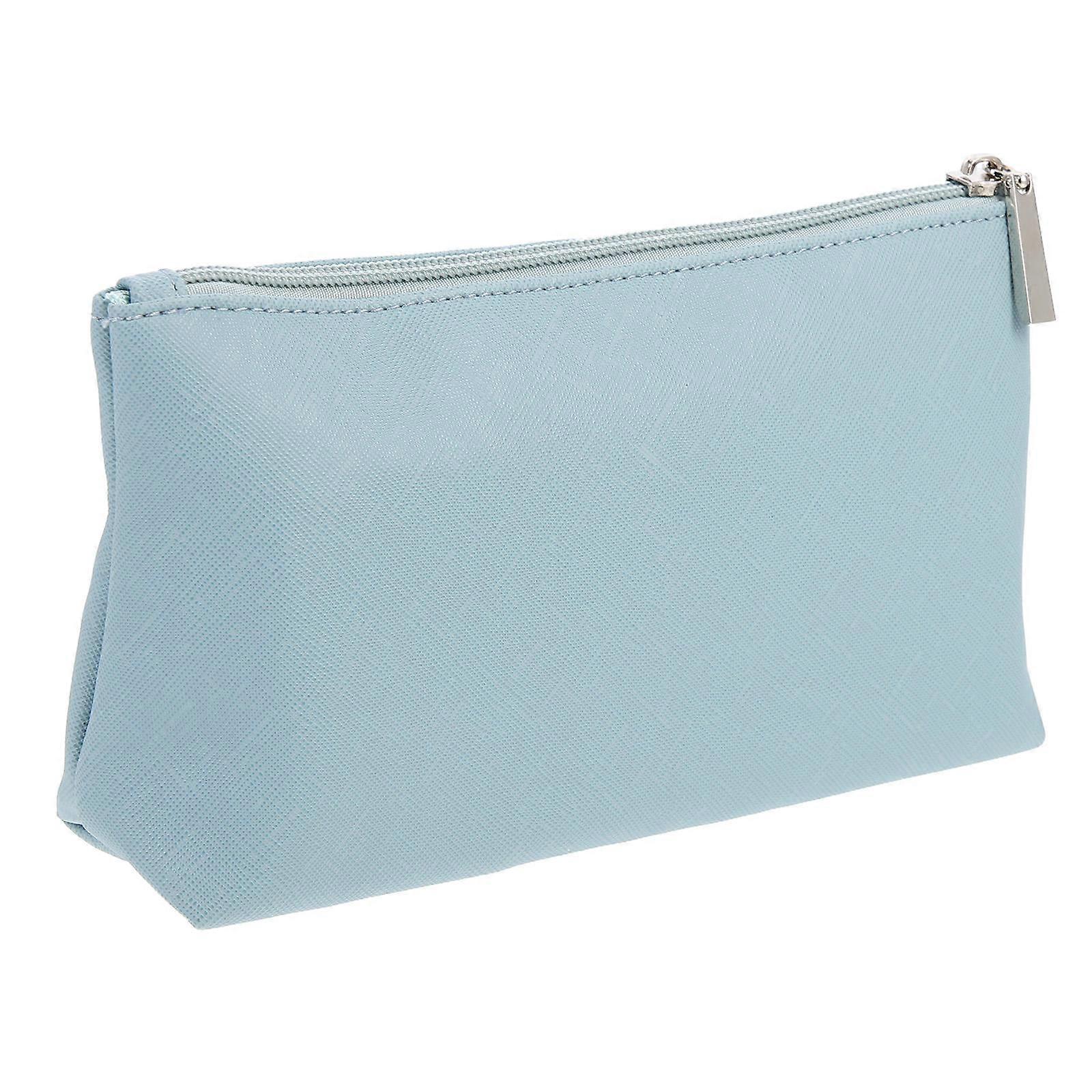 Lipstick Bag PU Lipstick Storage Bag for Portable Use 1pouch Blue