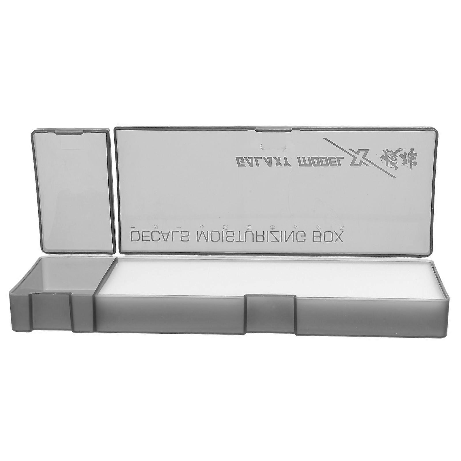 Water Transfer Nail Case for Model Building 2Pcs Water Sticker Storage