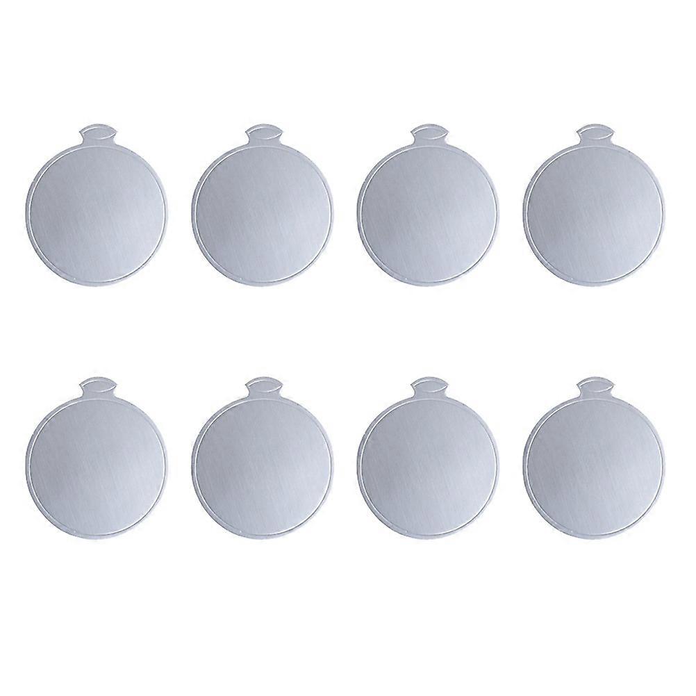 Cake Paper Holder Silver Round Tray For Cookies Afternoon Tea 9*9*0.1cm 100Set