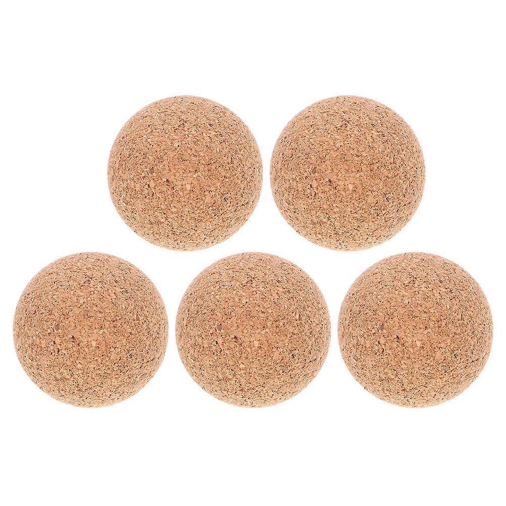 Foosball Table Balls 10Pcs Wooden Replacement Indoor Game Spherical Khaki Tabletop Game