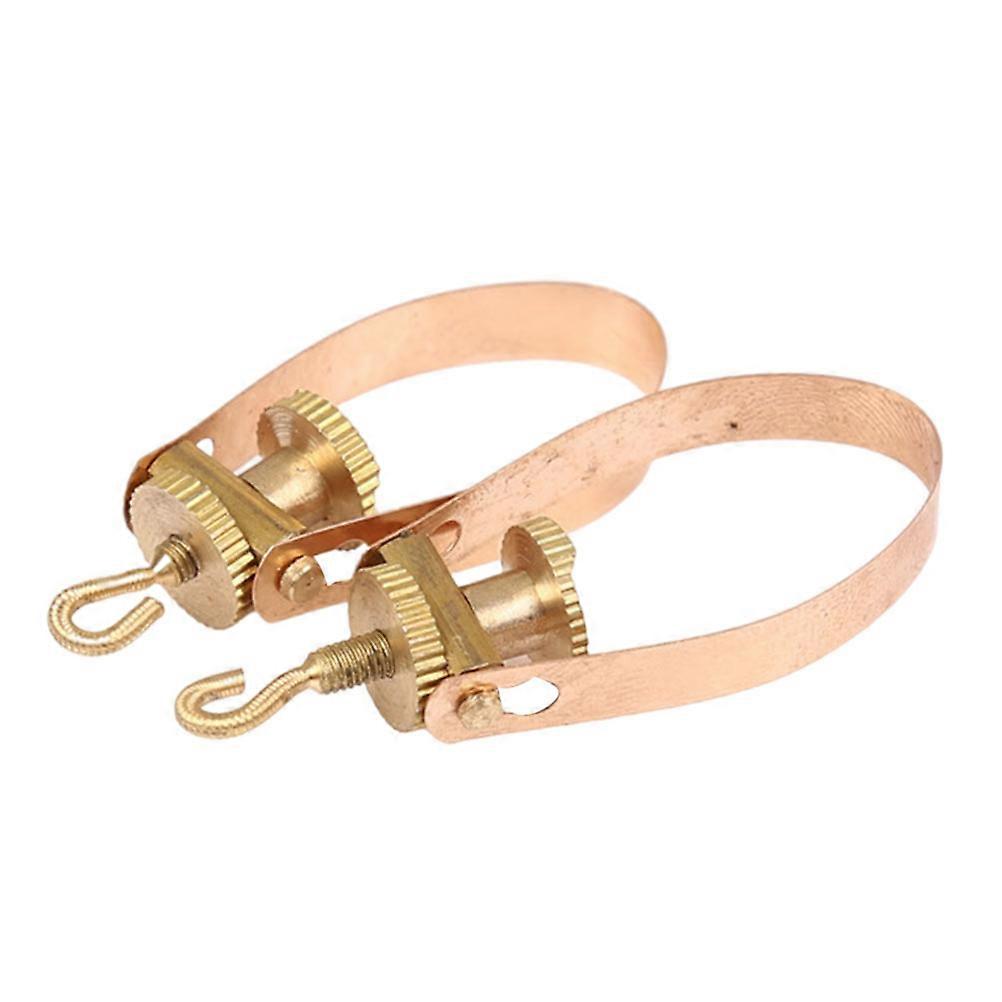 Erhu String Adjusters Copper Fine Tuners for Erhu Use 4Pcs Set