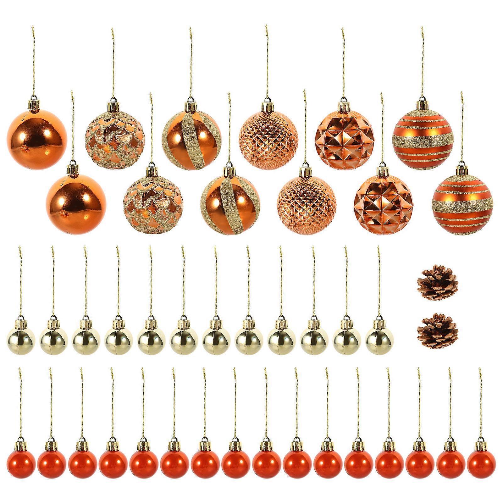 Christmas Tree Ball Decorations Xmas Tree Pendants Hanging for 126Pcs
