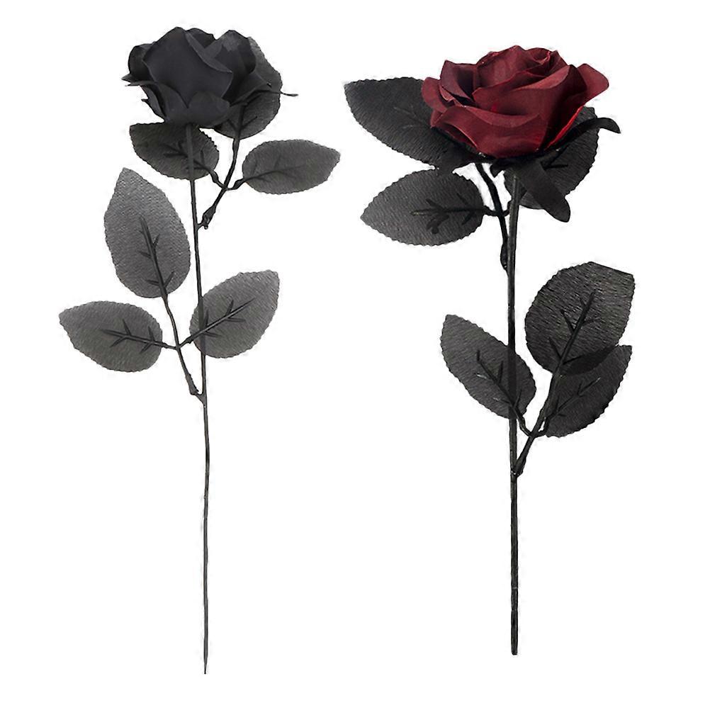 Rose Decor Faux Rose Flowers for Decor 6Pcs Assorted