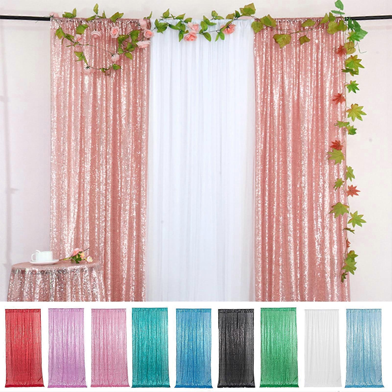 Sequin Backdrop Curtain Panels for Wedding Party Decor