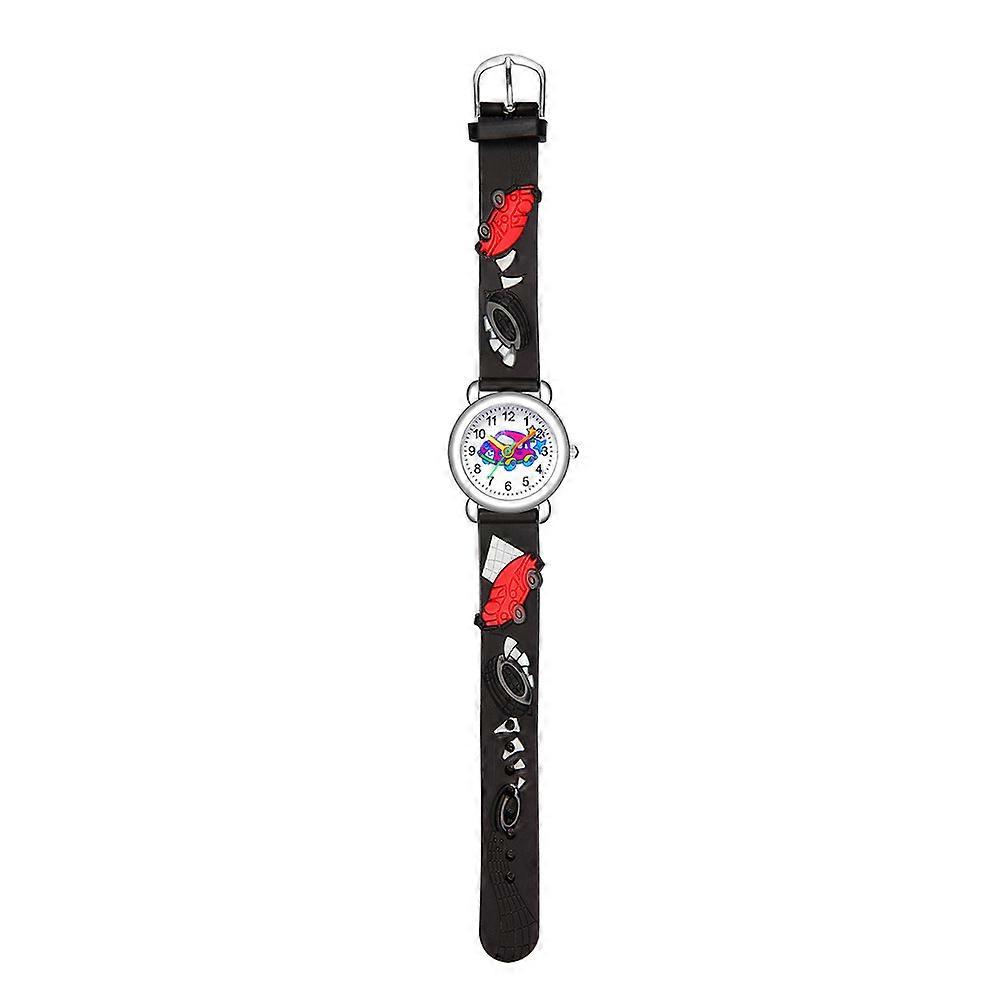 Student Watch Multifunction Children Quartz Watch 3D Car Pattern