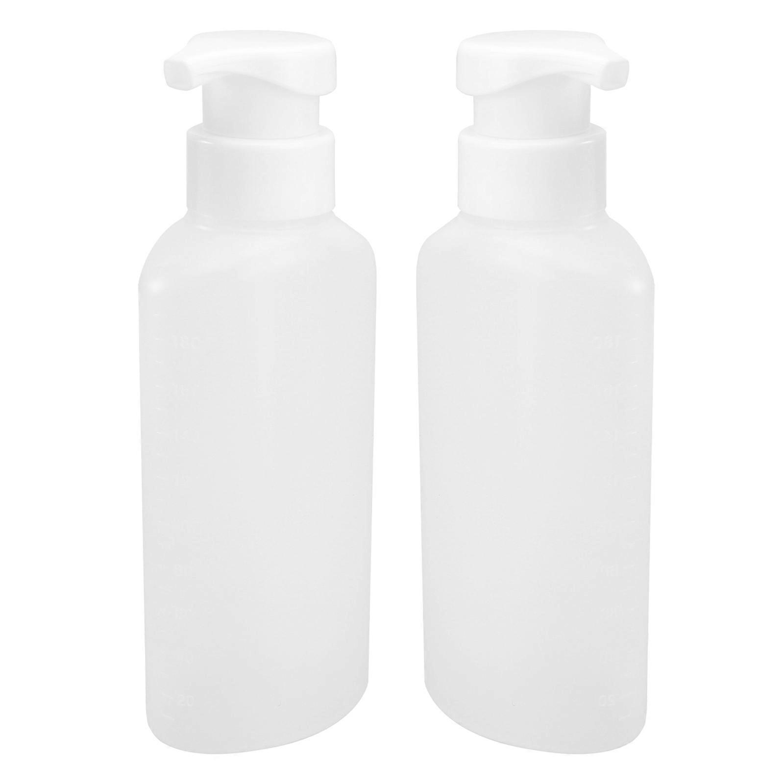 6Pcs Transparent Foam-Making Lotion Bottles for Refillable Use