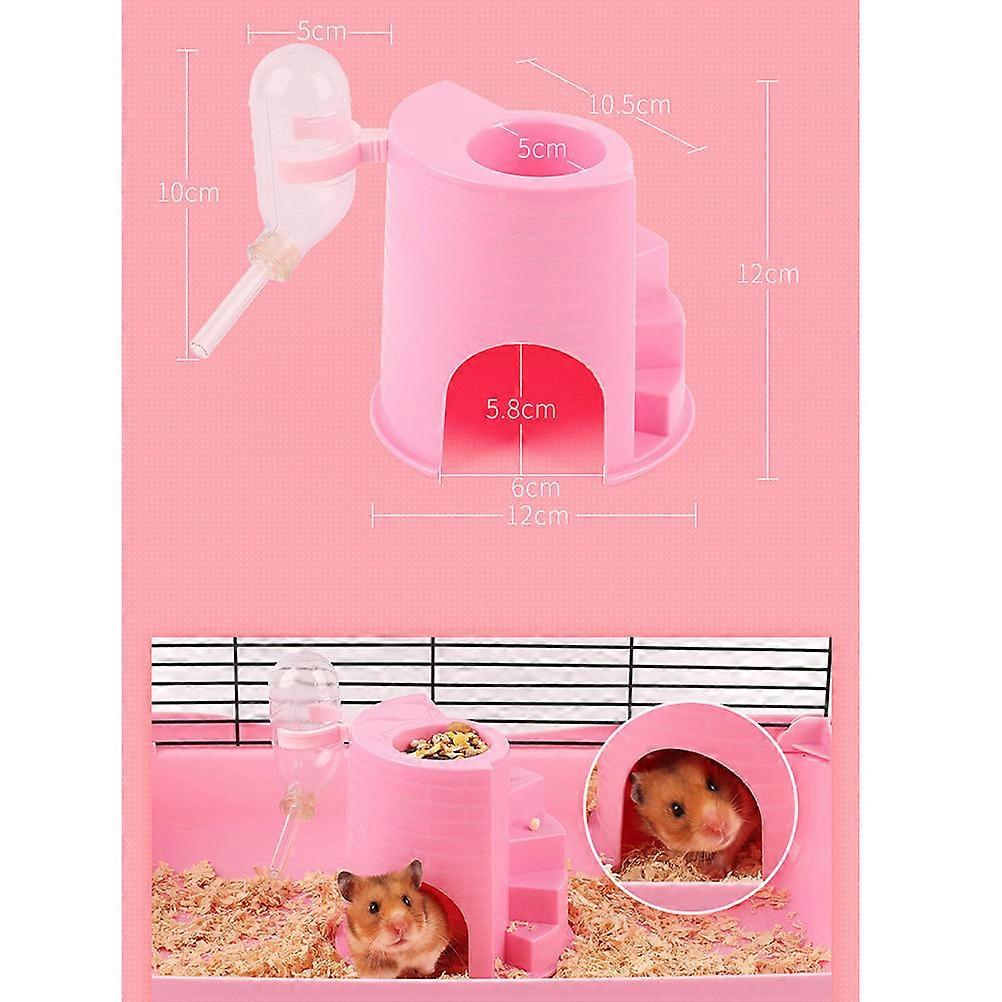 Hamster Castle 3Pcs Play House For Hamsters Indoor Occasion With Resting And Feeding Features