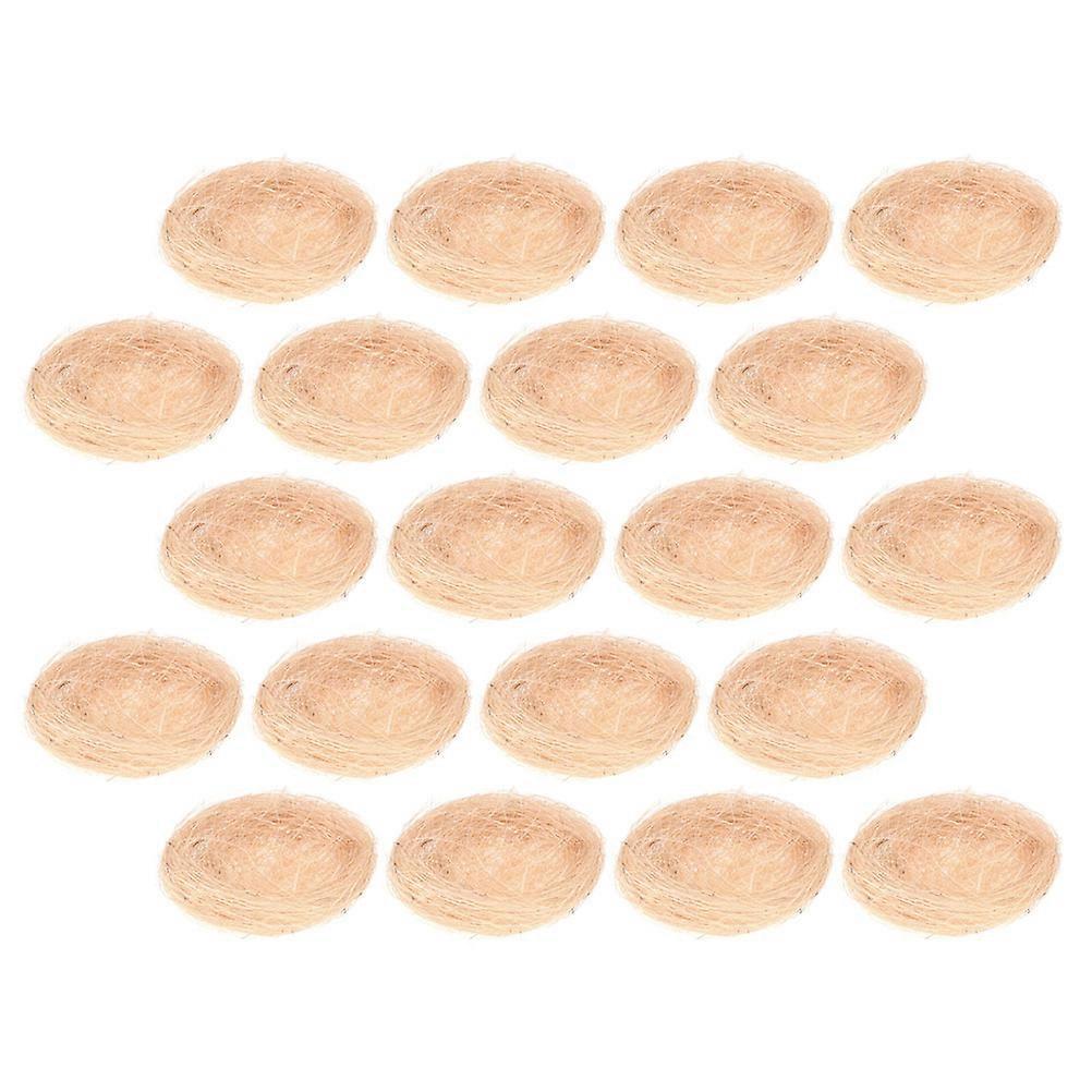 Decorative Bird Nests Artificial Bird Houses for Garden Use 60Pcs Thread