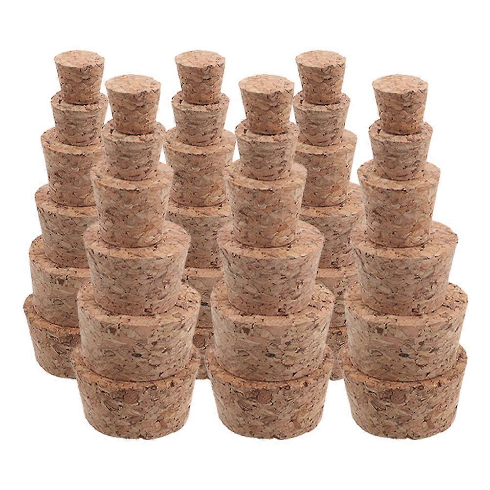 Wooden Stoppers for Craft Use Tapered Design 180Pcs