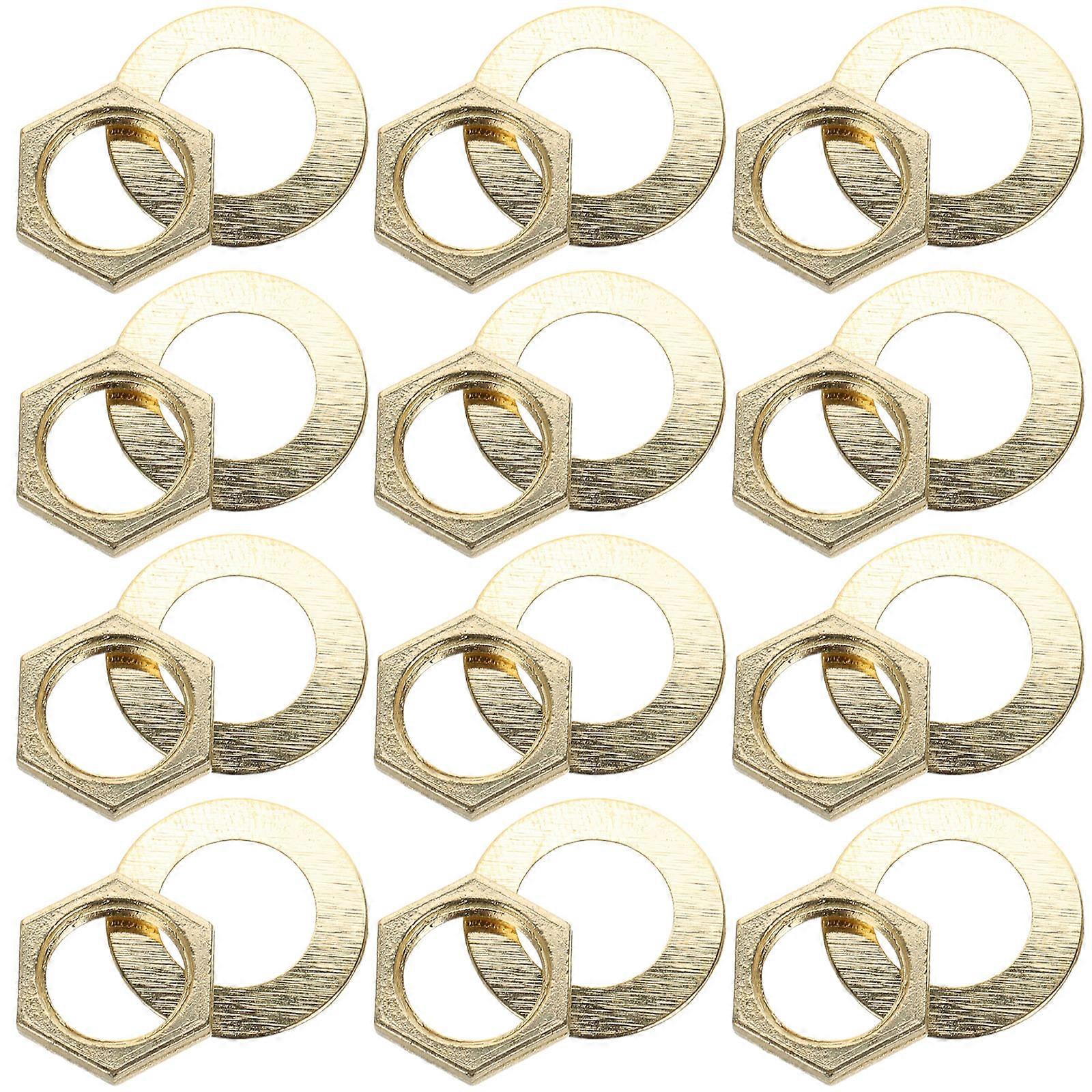 Quartz Clock Repair Accessory with 2Sets of Replacement Washers and Nuts