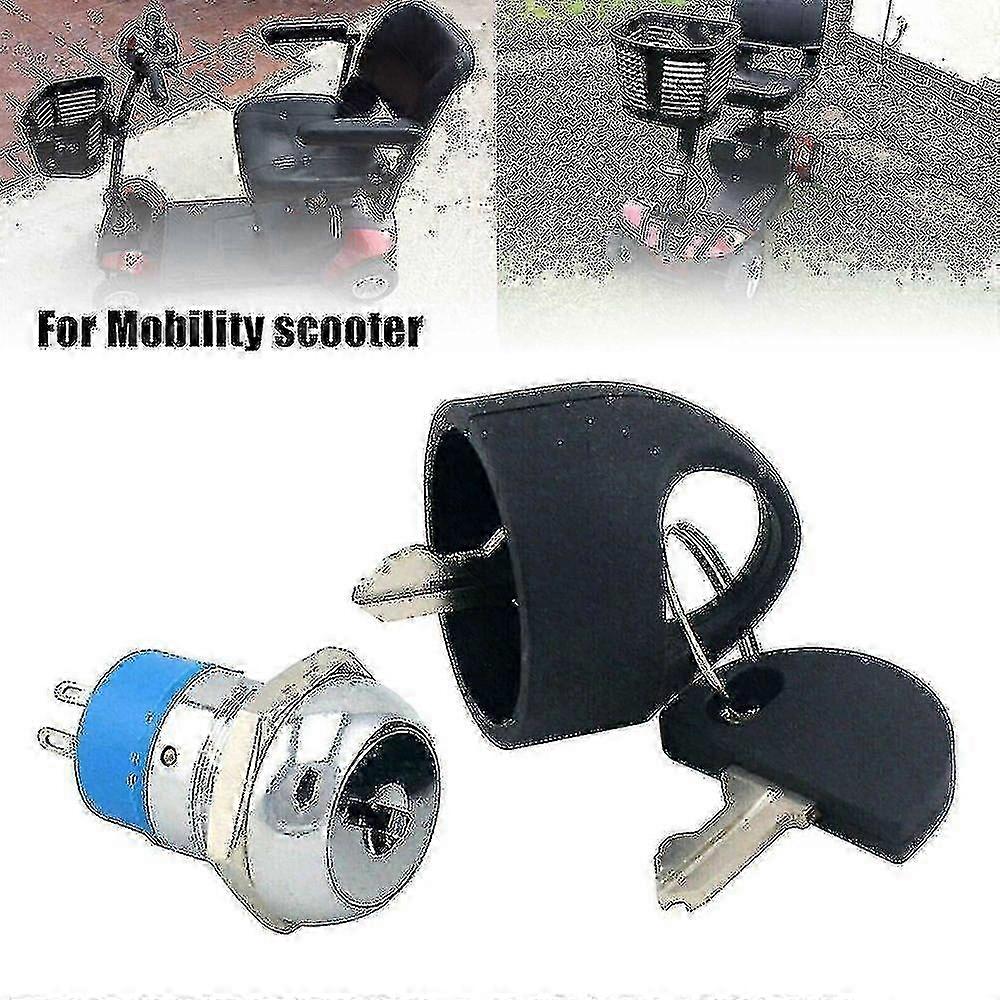 Replacement Mobility Scooter Spare Start On/off Ignition Switch With Key-jie