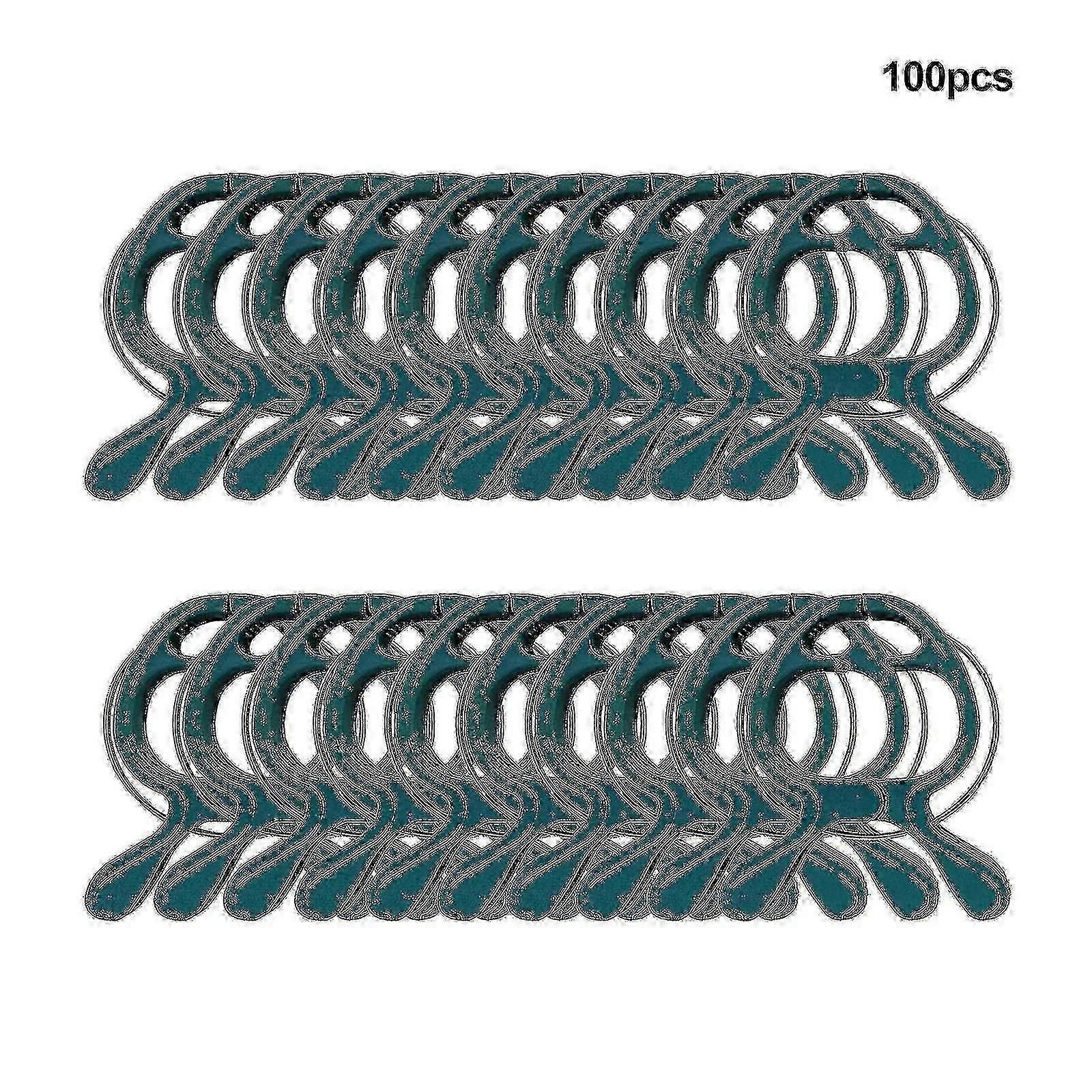 New 2023 Plant And Vine Support Tomatoes Green Plastic Cucumbers Lever Loop Clamp Holding