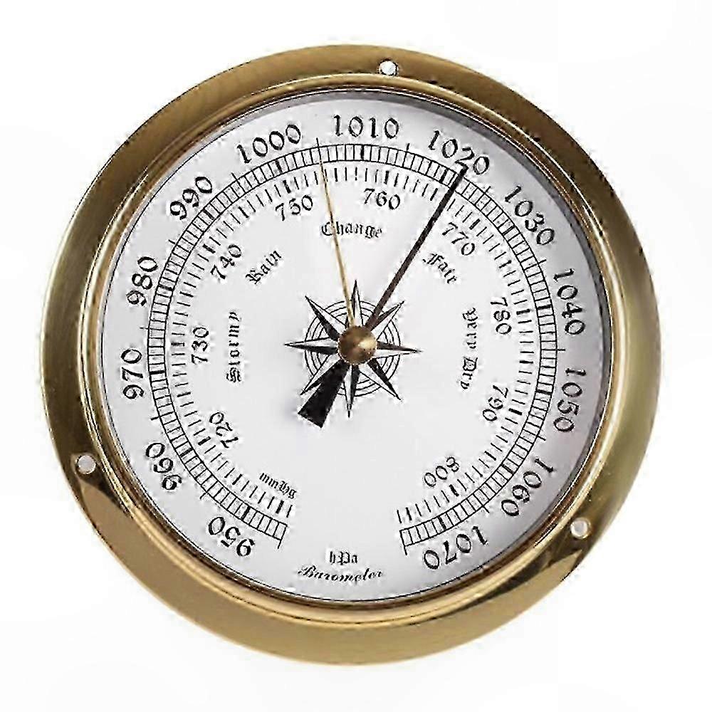 Copper Shell Wall Mounted Barometer for Marine Weather Station Use