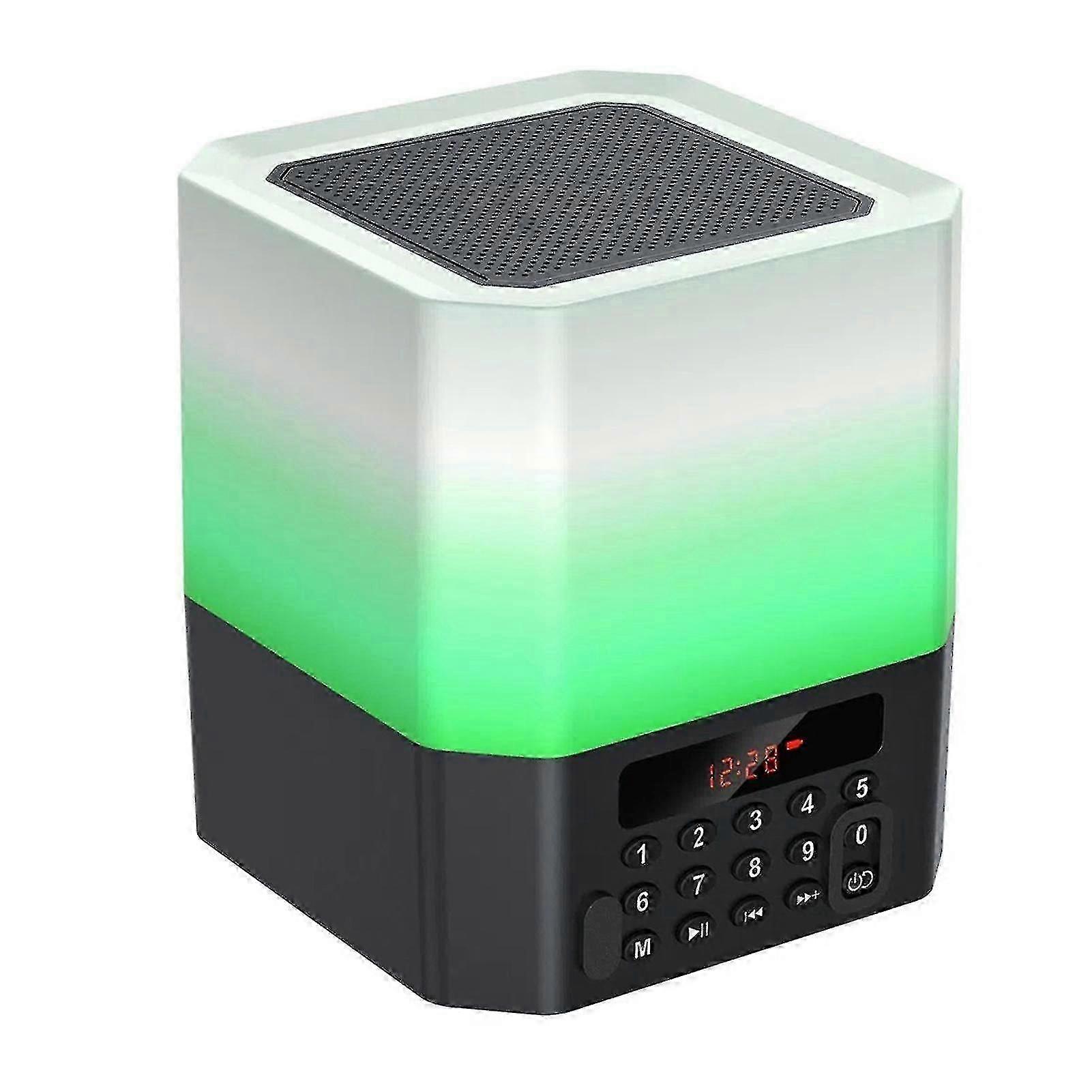Wireless Speaker Touch Control Portable Fm Radio Night Light Alarm