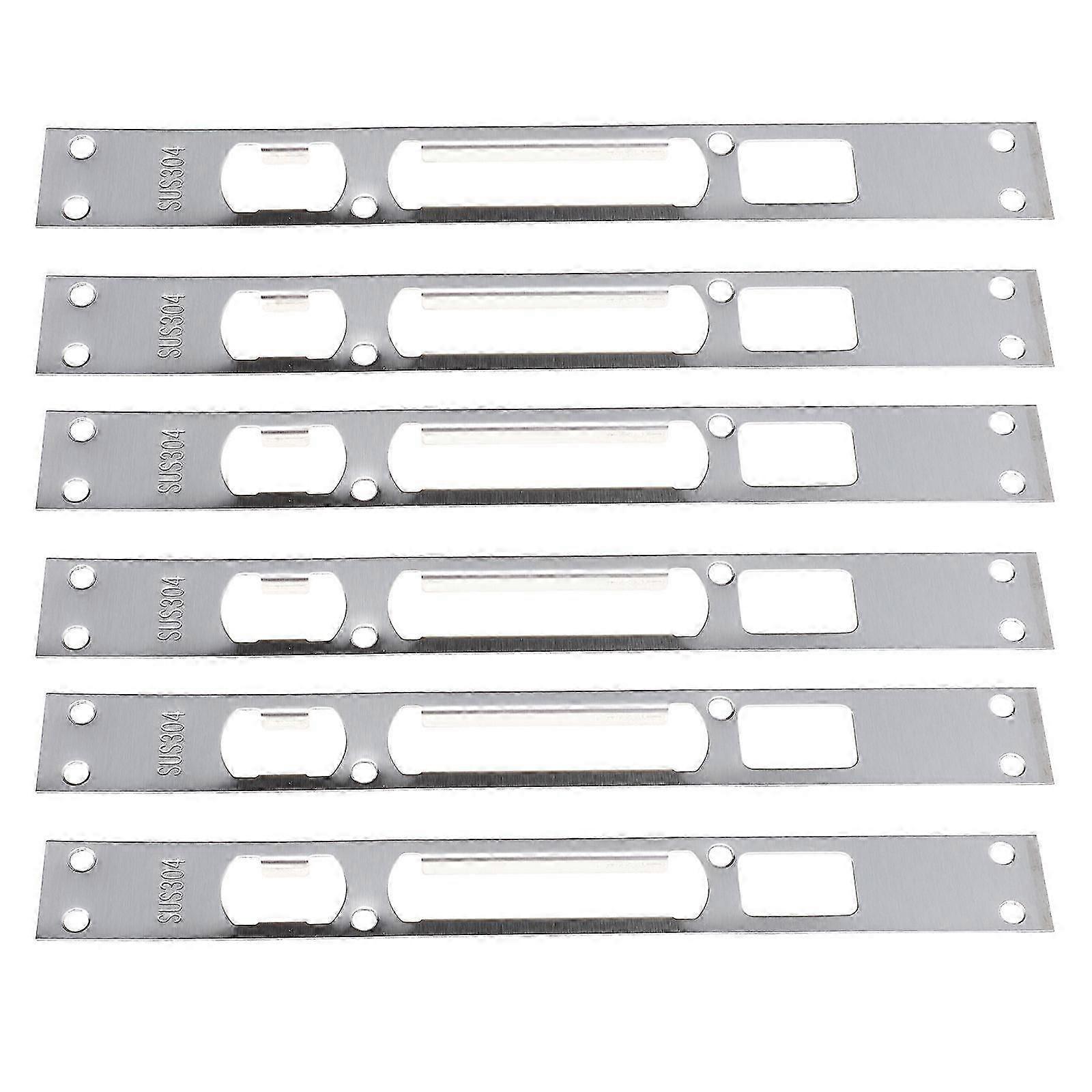 6pcs Door Jamb Security Reinforcement and Frame Repair Set with Security Latch Strike