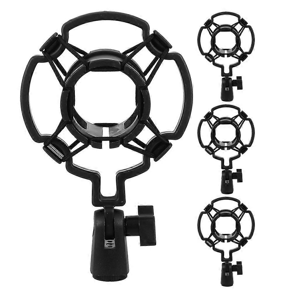 Anti Vibration Microphone Shock Mount Holder for Live Streaming 4Pcs
