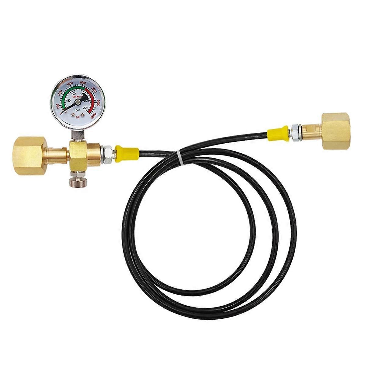 Refilling Station Charging Adapter Transfer Nitrogen CO 2 From