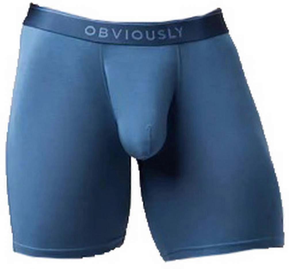 Obviously PrimeMan Boxer Brief 6inch Leg - Stellar Blue