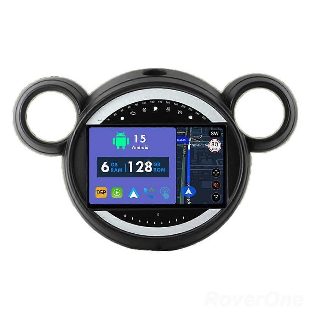 Car Radio 6G+128G CarPlay GPS Navigation Head Unit for BMW Mini Cooper 2010 - 2016 Android Auto Bluetooth Stereo Touch Screen
