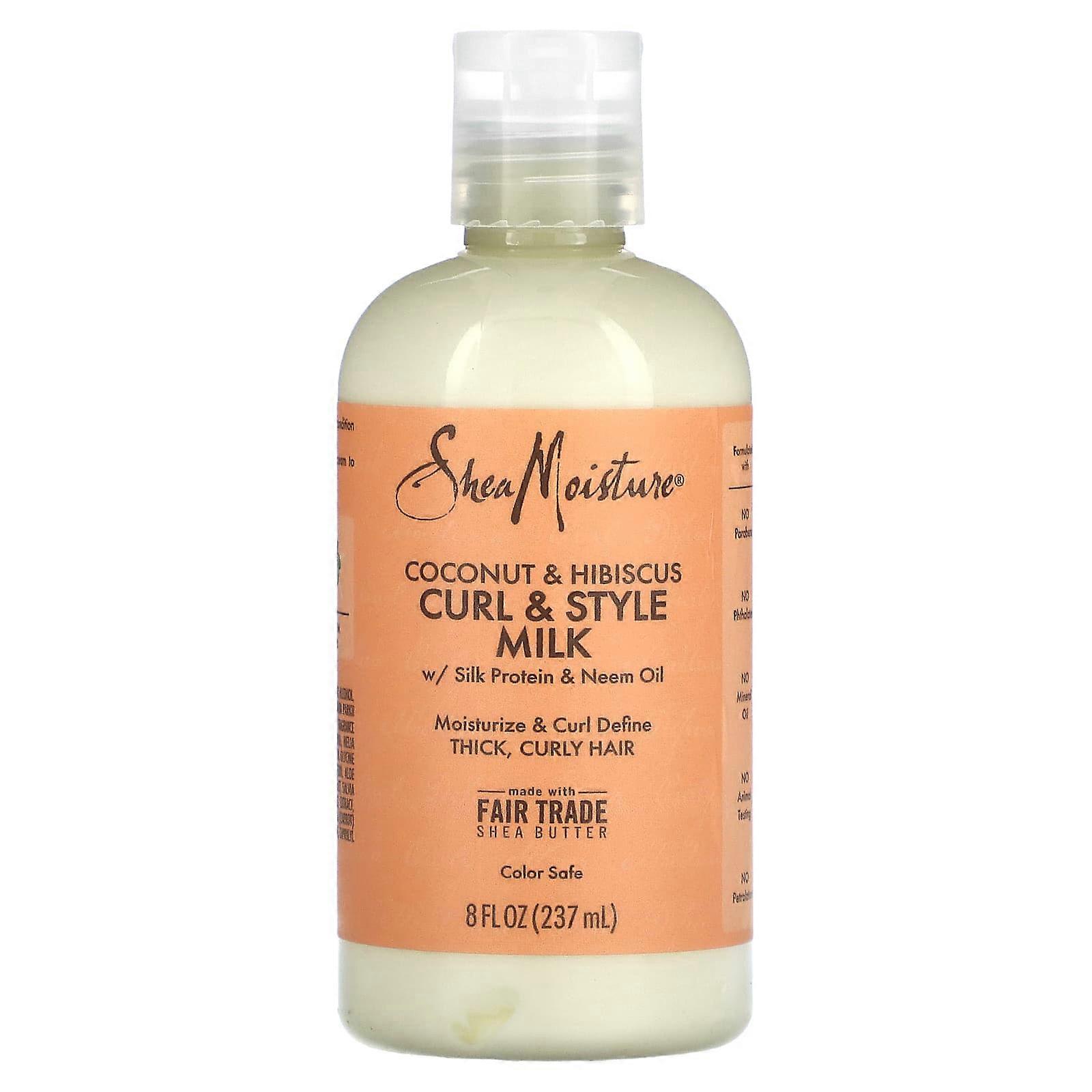 Curl & Style Milk, Coconut & Hibiscus,  8 fl oz (237 ml)