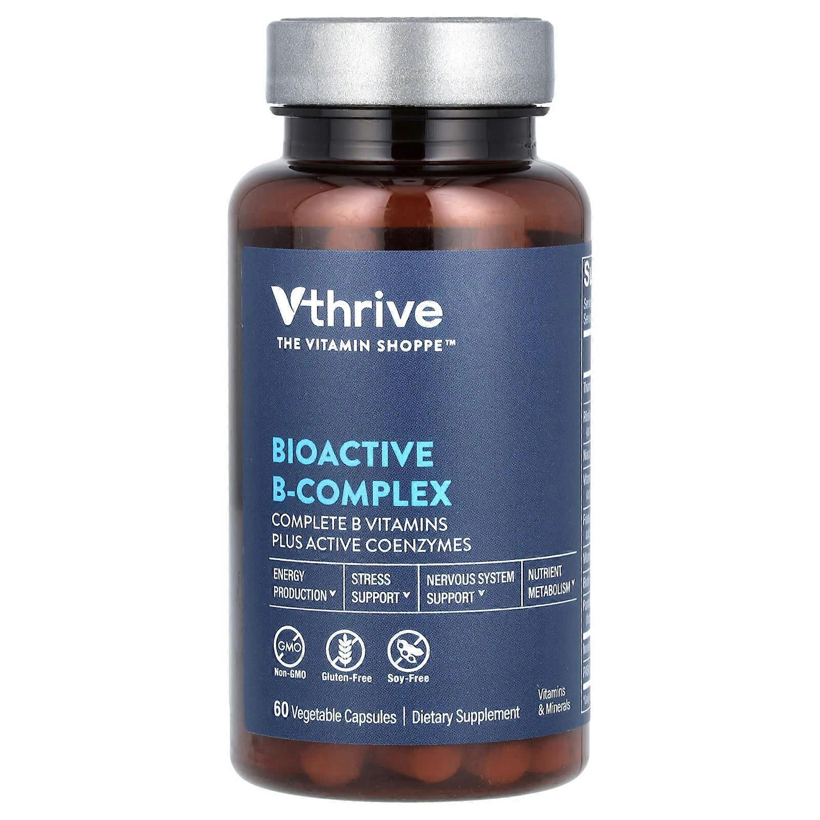 Bioactive B-Complex, 60 Vegetable Capsules