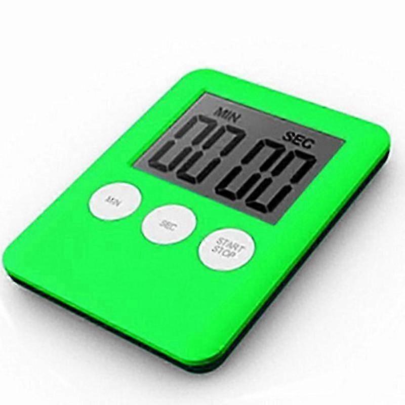 5 Colors Thin LCD Digital Screen Kitchen Timer Square Cooking Count Up Countdown Alarm Magnet Clock 25-26