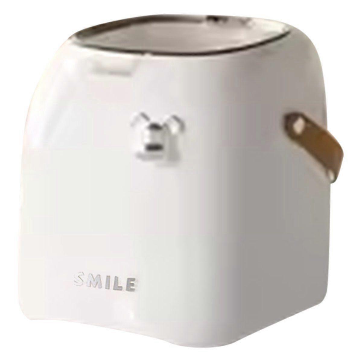 Stylish -Button Trash Can with Lid-Multifunctional Remote Control& Tissue Holder-Dust-Proof for Bed