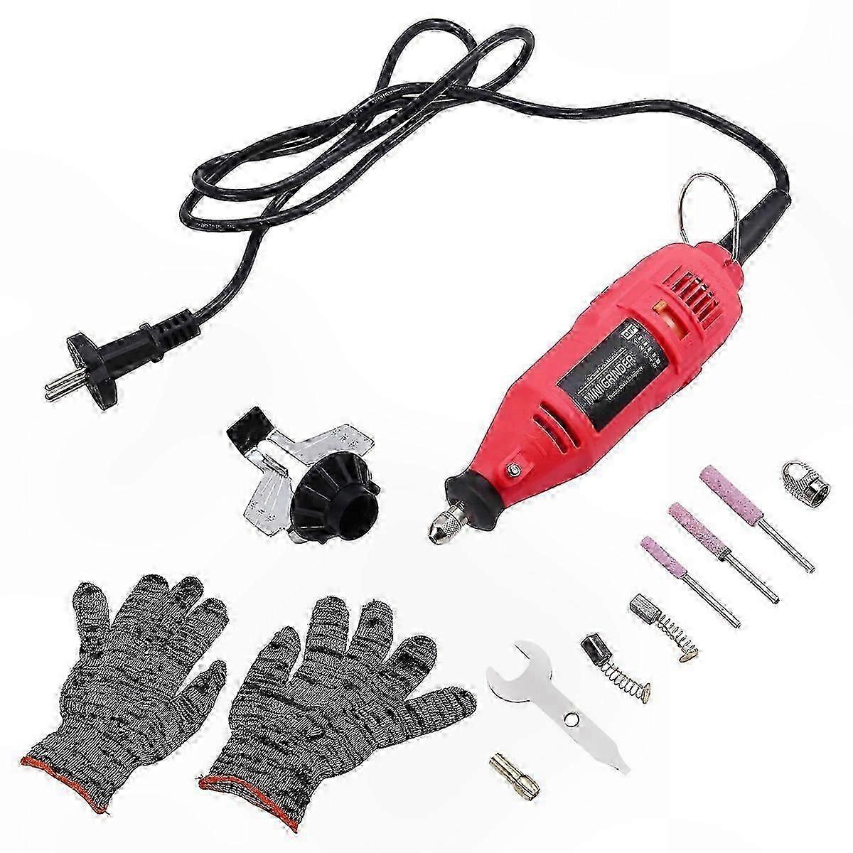 Electric Power Grinder with 5 Gears, 180W Chainsaw Sharpener, EU Plug